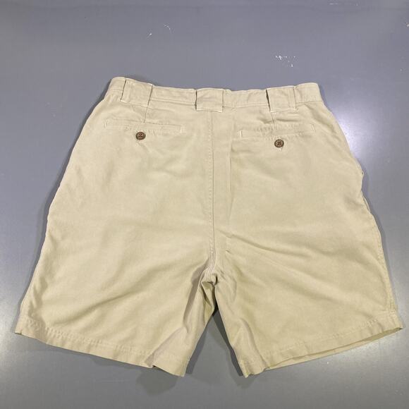 Tommy Bahama Brown Silk Relax Short Sz 36 Pleated Front Pockets Casual Belted - Picture 7 of 8